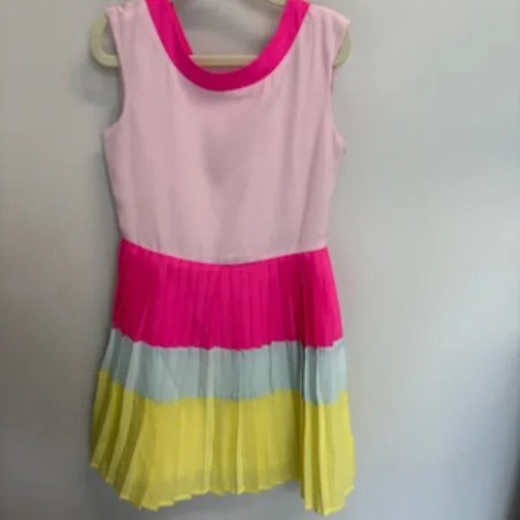 Baker by Ted Baker Girls Sleeveless Pleated Dress/Sweater Set Size Small (5-6) - Picture 4 of 10